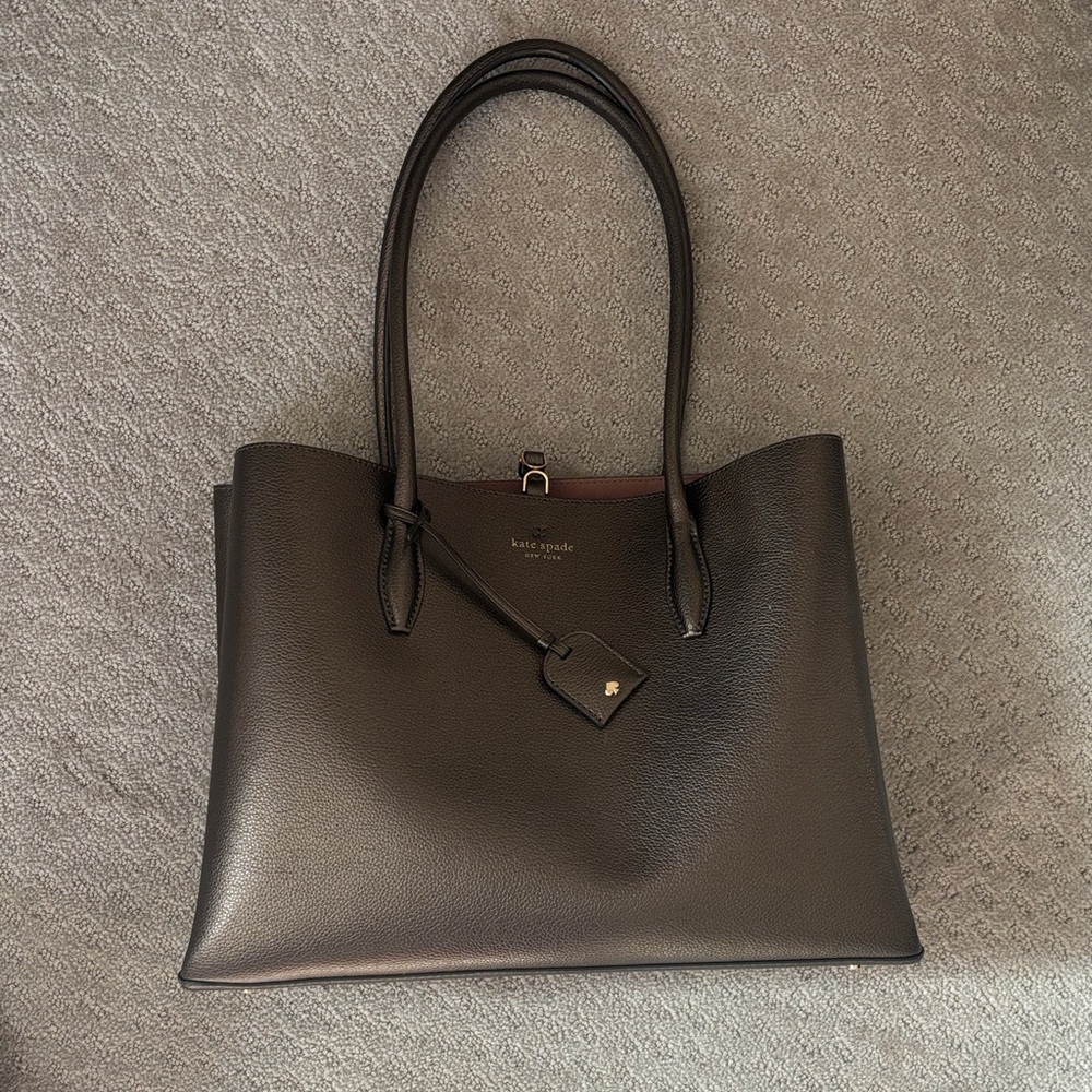 Kate Spade Bronze Brown Leather Tote
